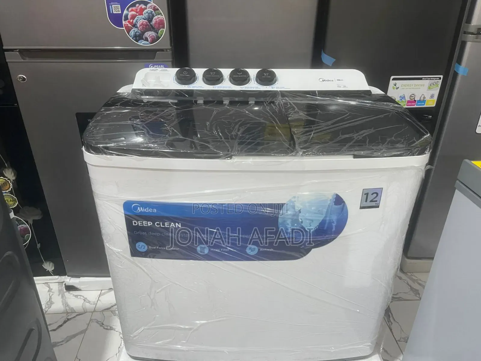 Midea 12kg Twin Tub Washing Machine Mt100w120/Wg