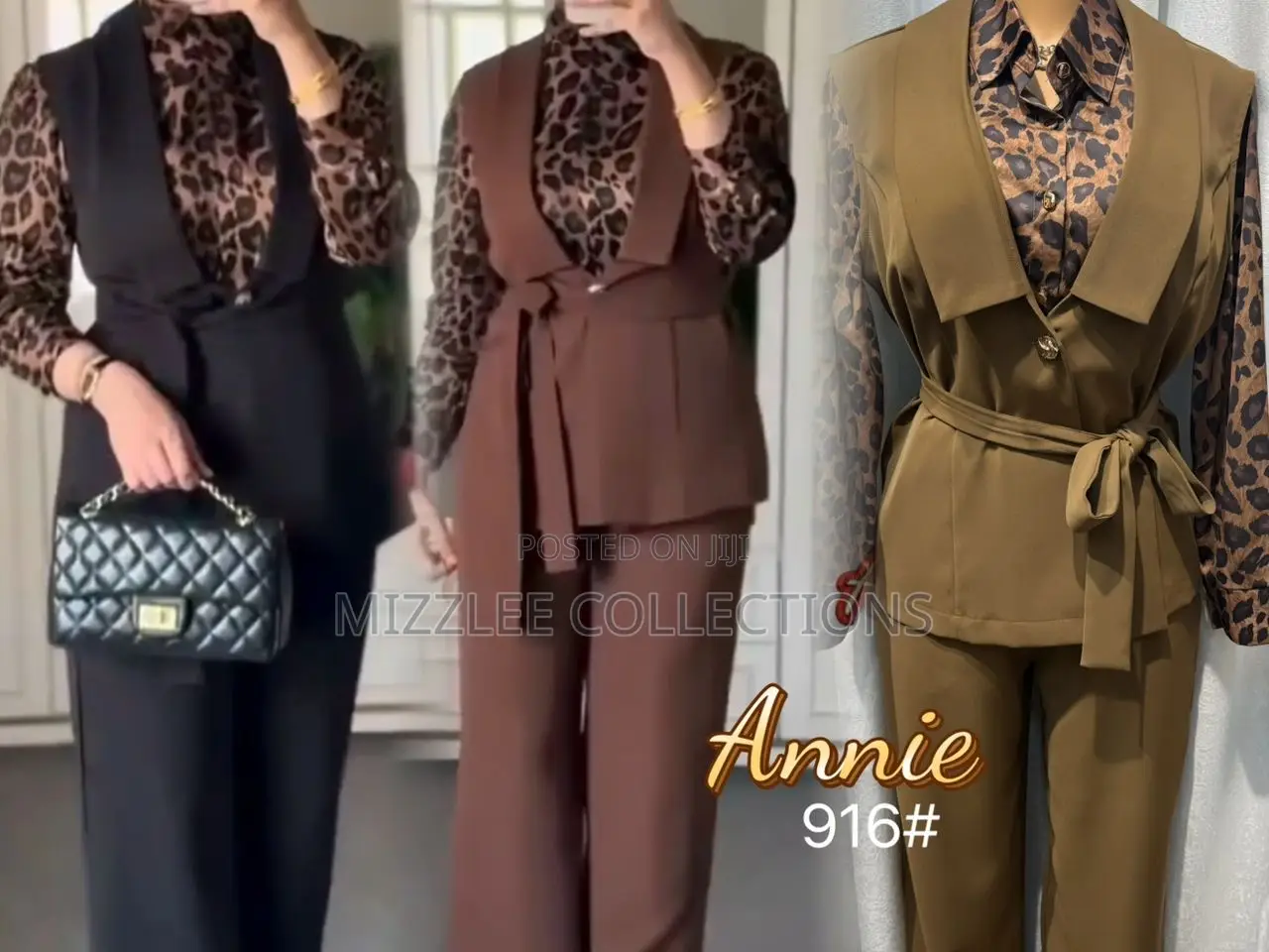 Quality 3piece Suit for Ladies From M-3xl