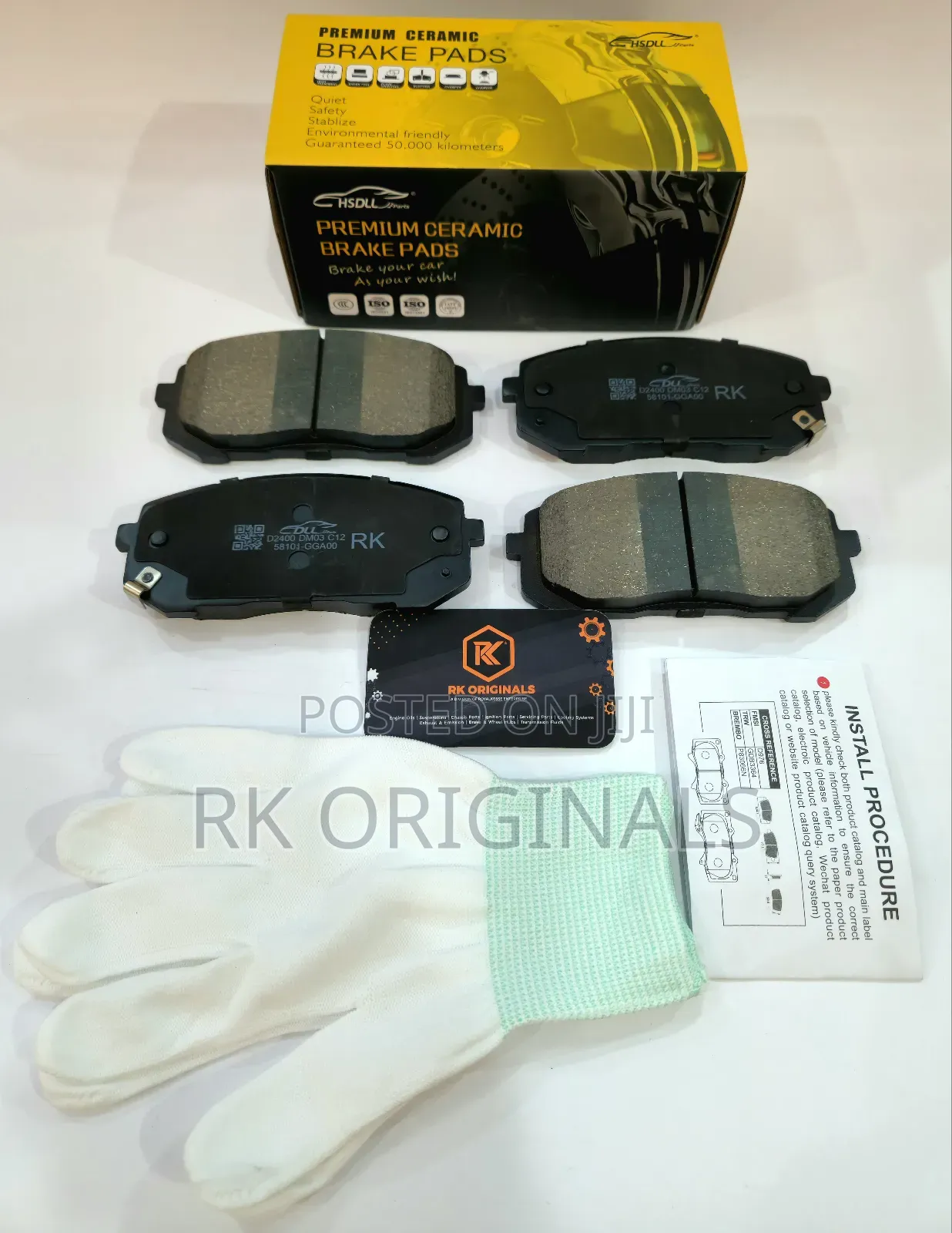 Kia 2025/Elantra/Niro 21-25 Ceramic Front Brake Pads