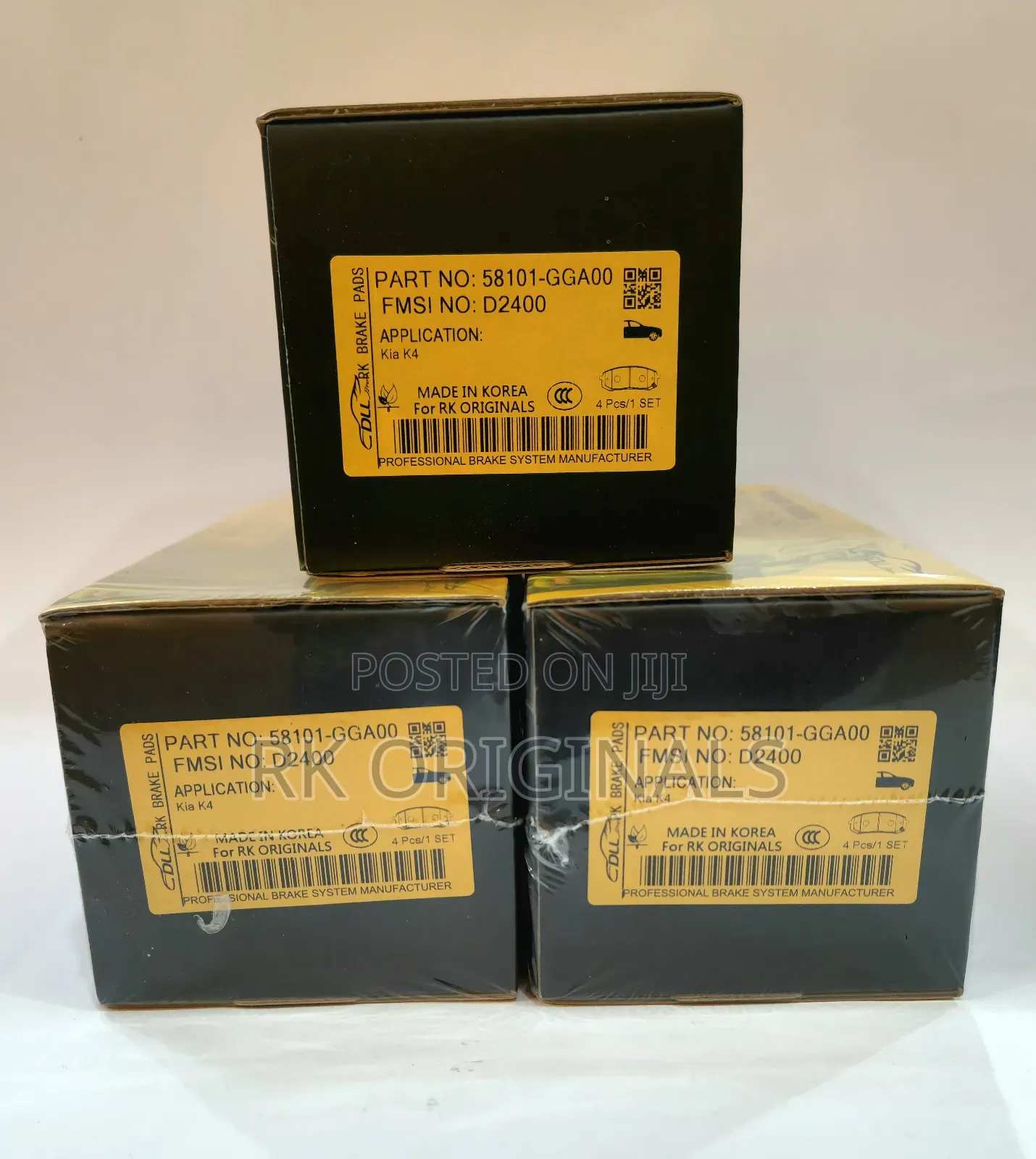 Kia 2025/Elantra/Niro 21-25 Ceramic Front Brake Pads