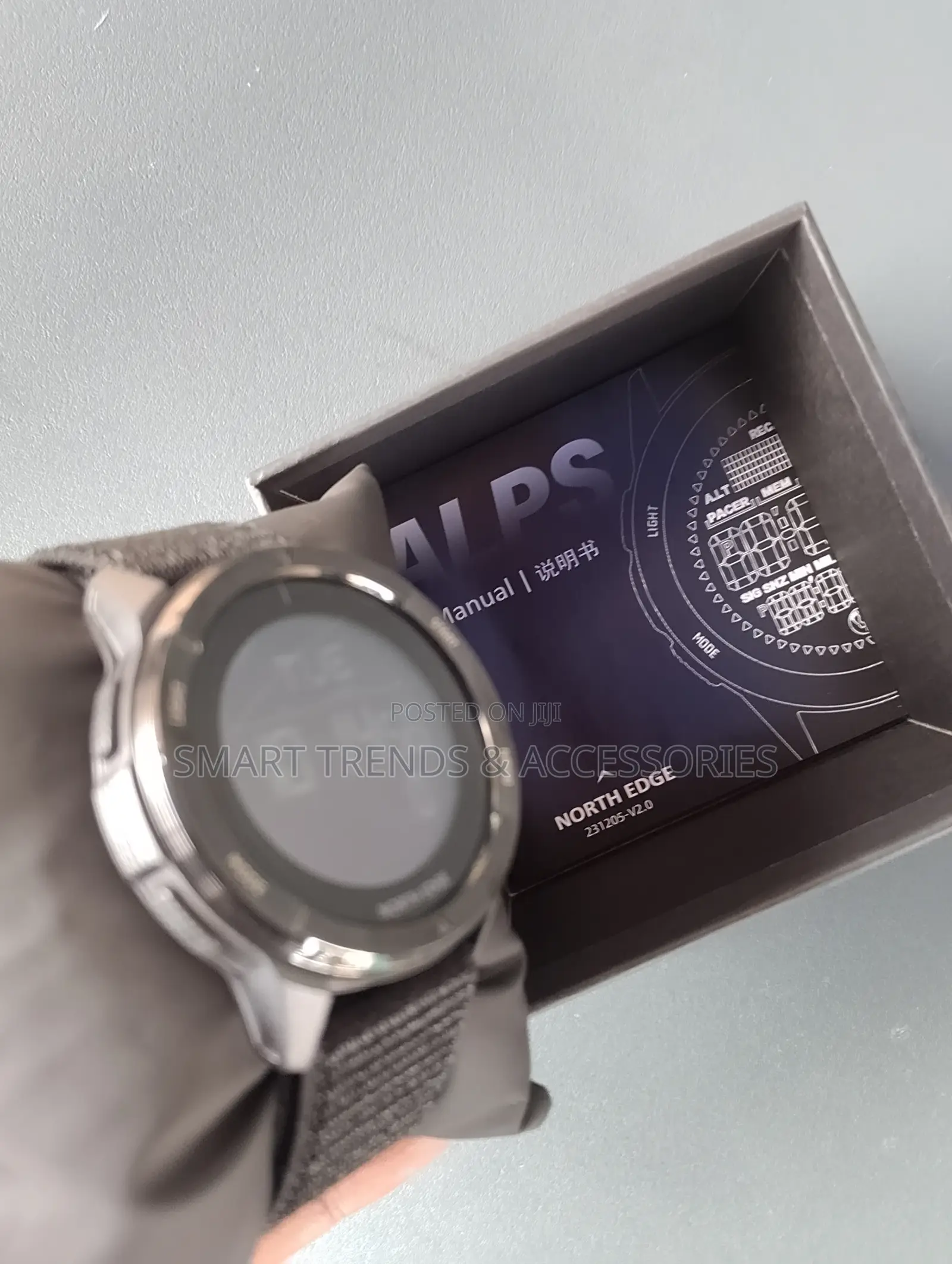 Alps Sports Waterproof Outdoor Smartwatch(Glass Fiber)