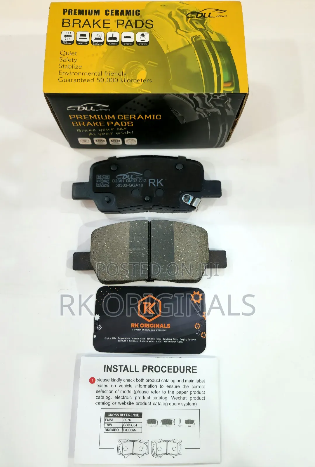 Kia 2025/Sorento/Santa Fe/Santa Cruz/Carnival 21-25 Back Brake Pad