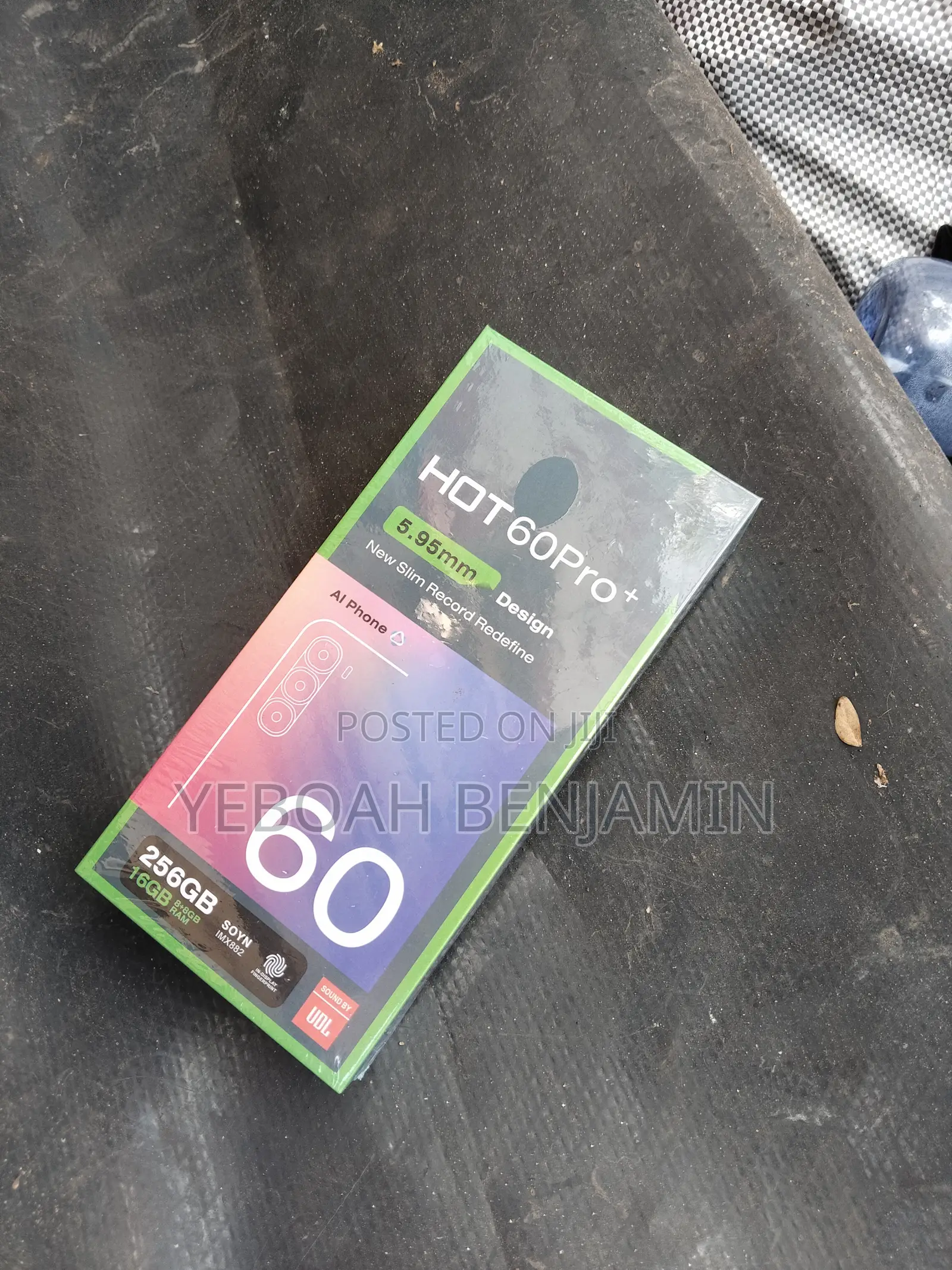 New Infinix Hot 60 Pro+ 256 GB Black