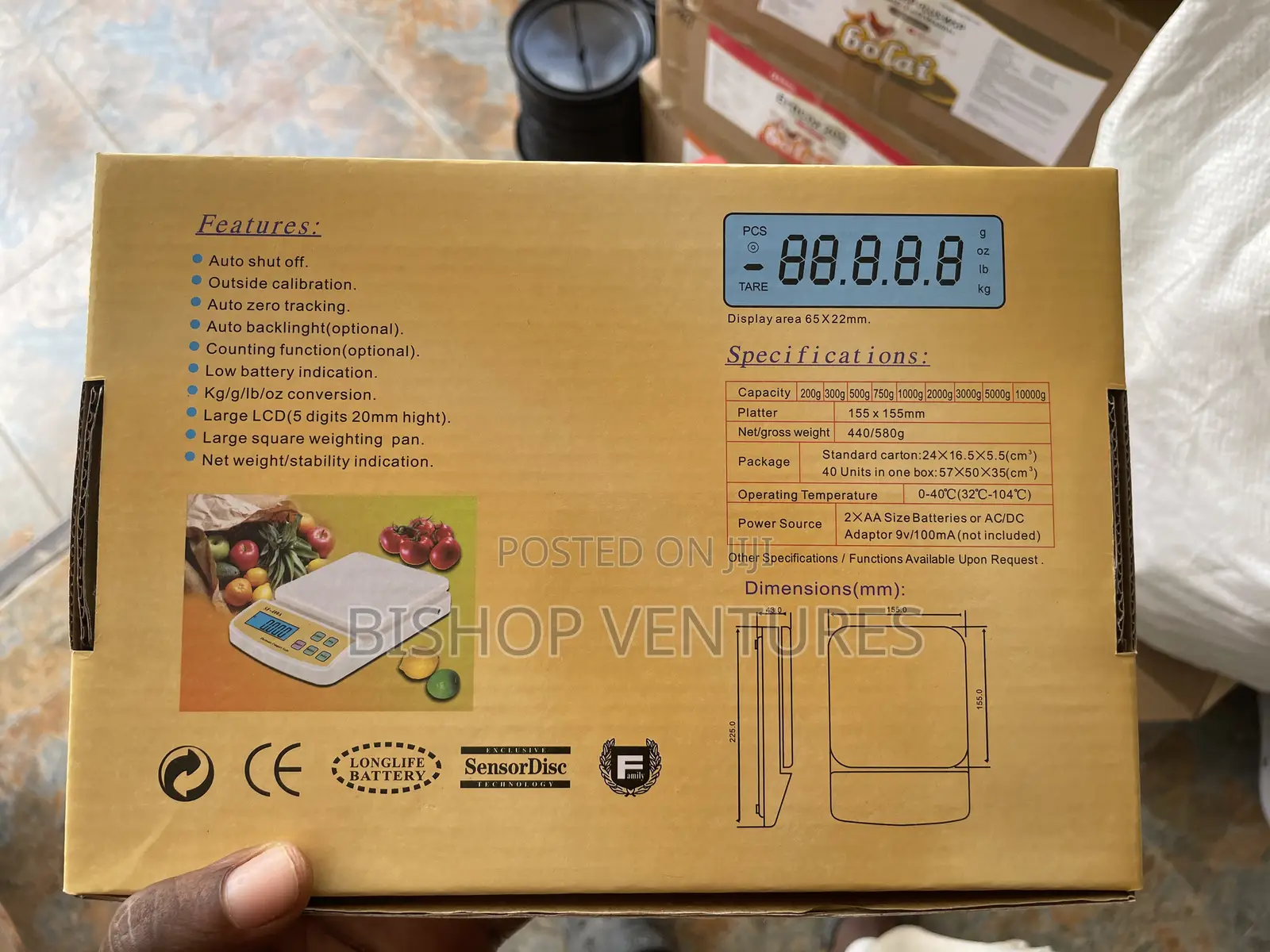10kg Table Scale