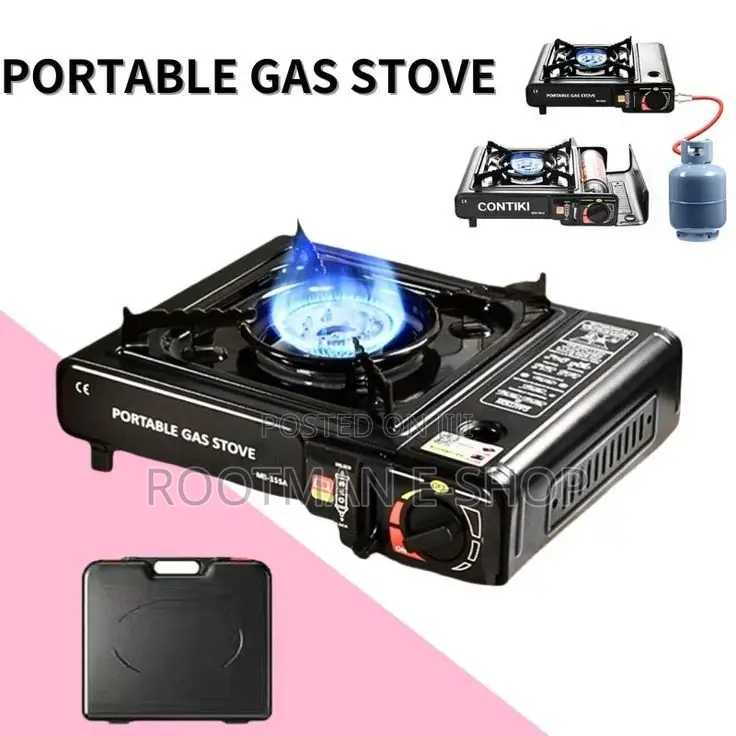 Portable Stove - Dual Fuel Capabilities (2 Free Cans)