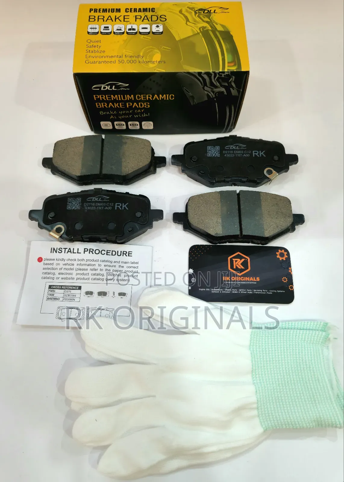 Honda Hr-v 23-25/Clarity 17-21 Ceramic Back Brake Pad From Korea