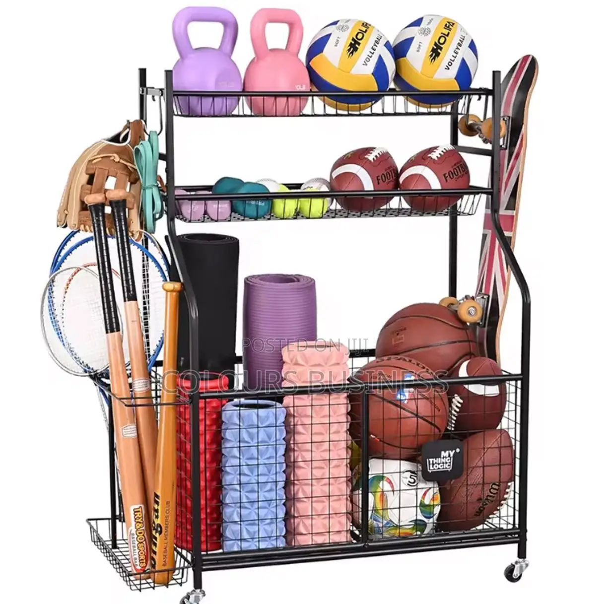 Equipment Organization Rack