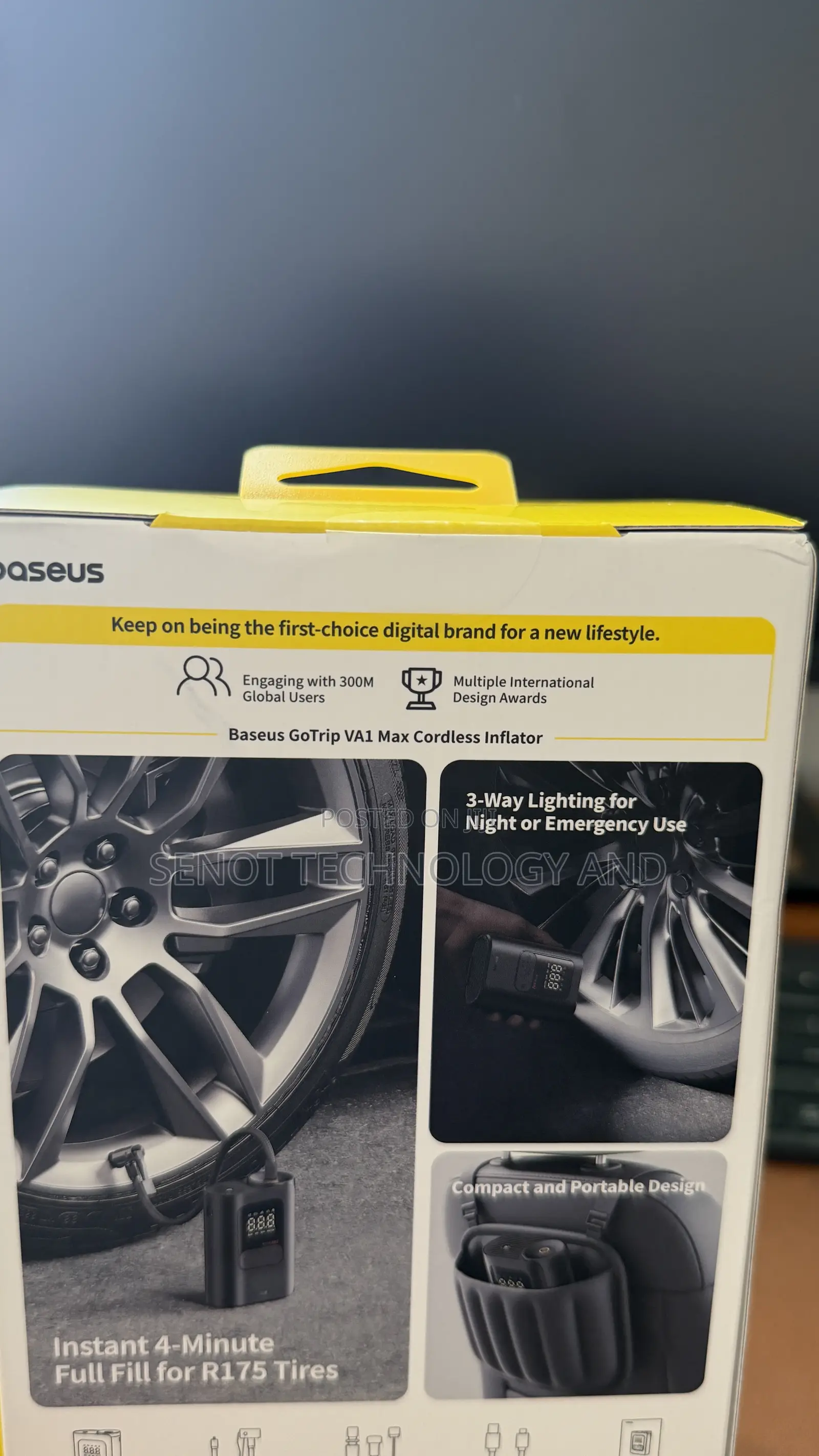Car Tyre Inflator (Baseus Gotrip Va1 Pro)
