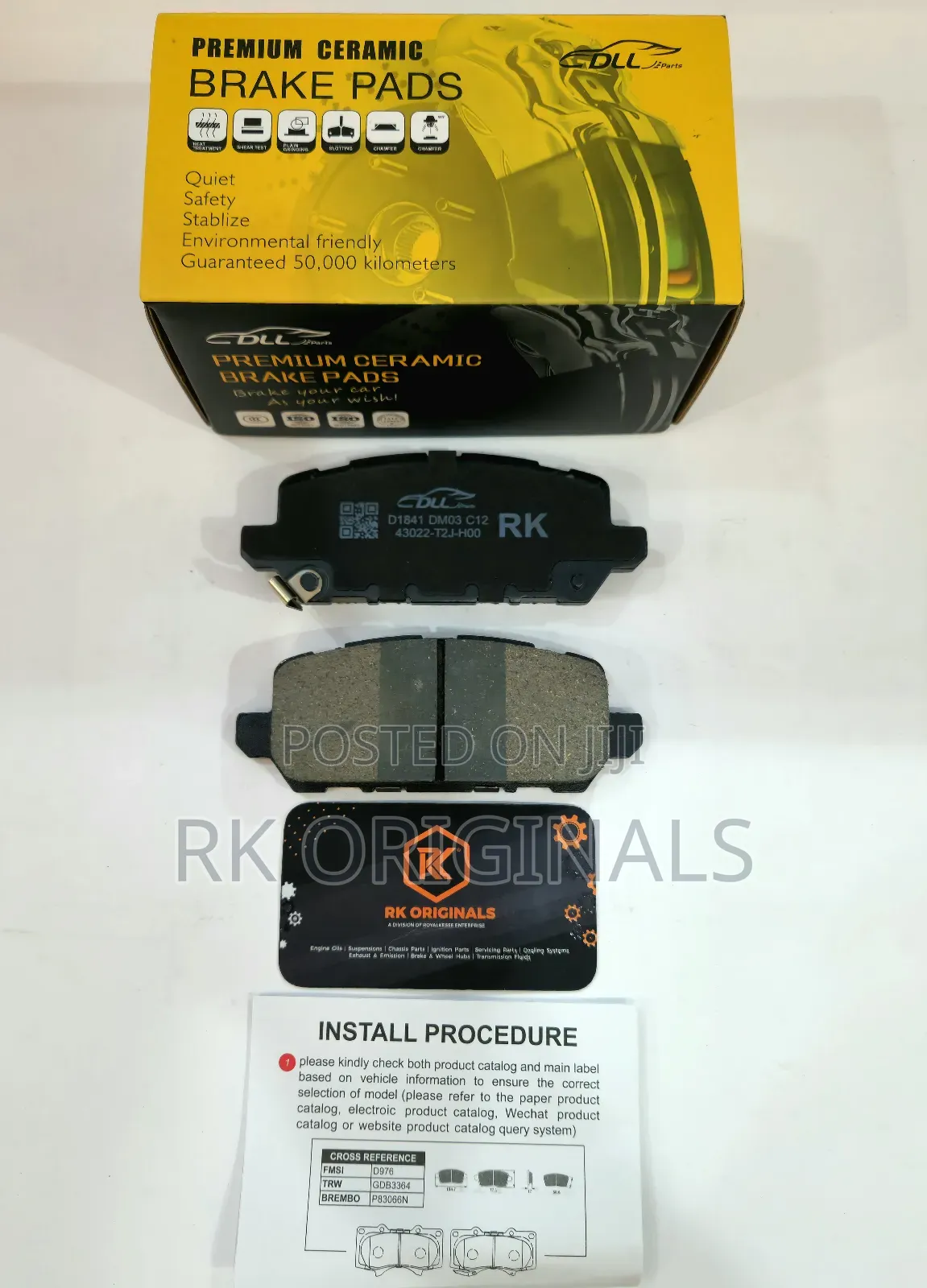 Honda Hr-v/Cr-Z 16-22 Ceramic Back Brake Pad From Korea