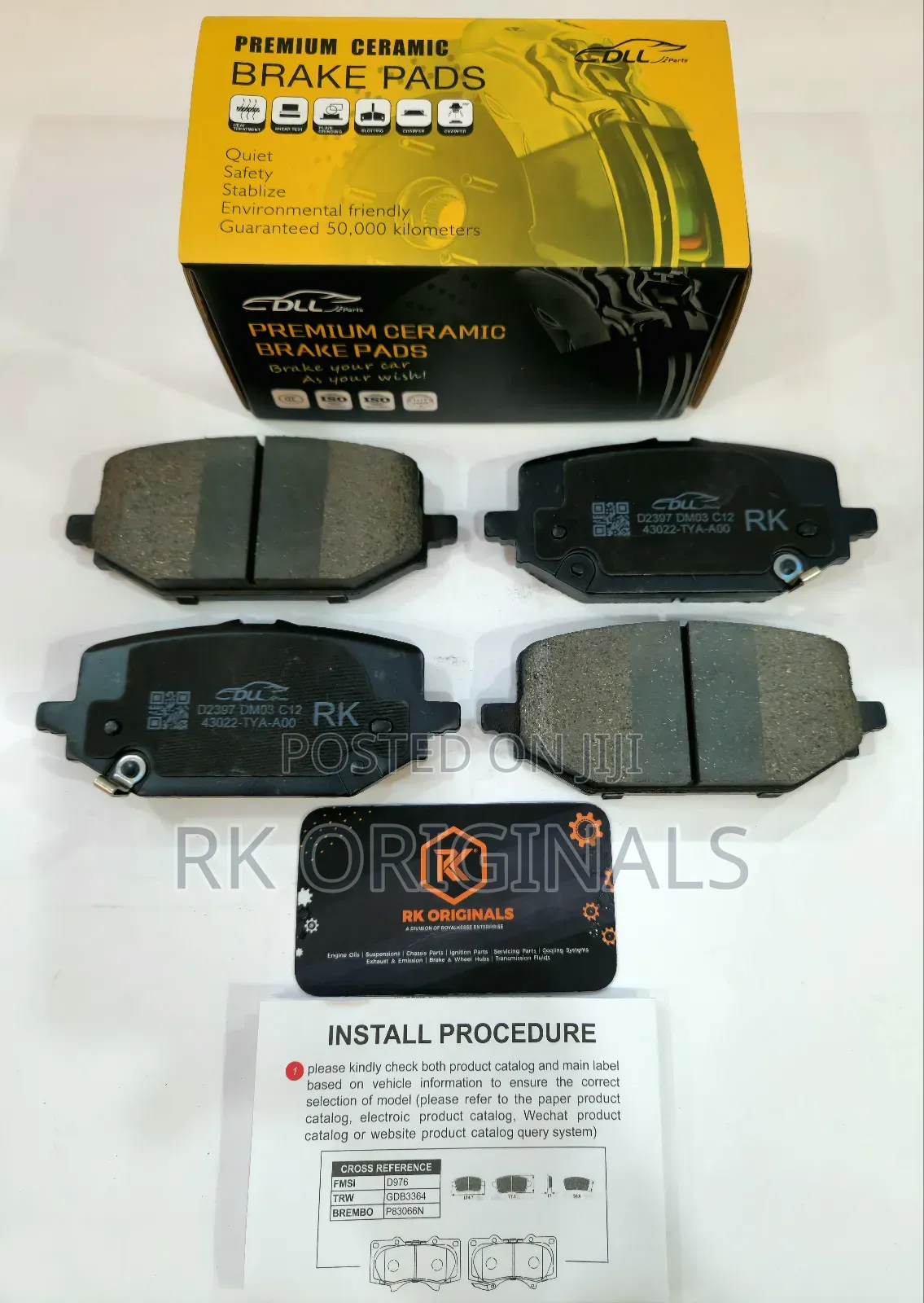 Honda Pilot 23-25/Passport 2026/Acura MDX 22-26 Ceramic Back Brake Pad