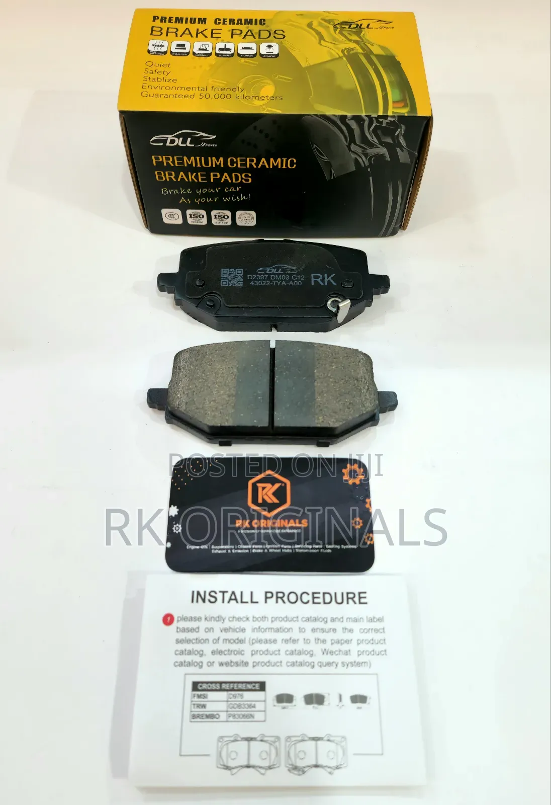 Honda Pilot 23-25/Passport 2026/Acura MDX 22-26 Ceramic Back Brake Pad