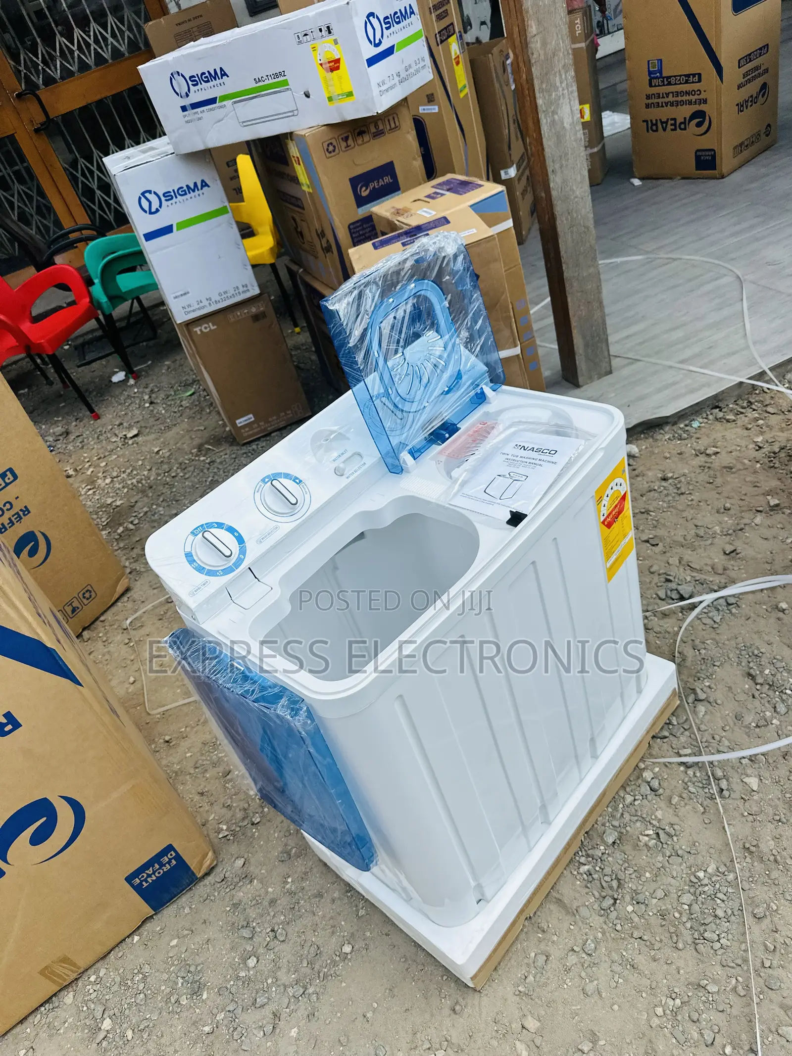 High Quality 7kg Topload Twintub Nasco