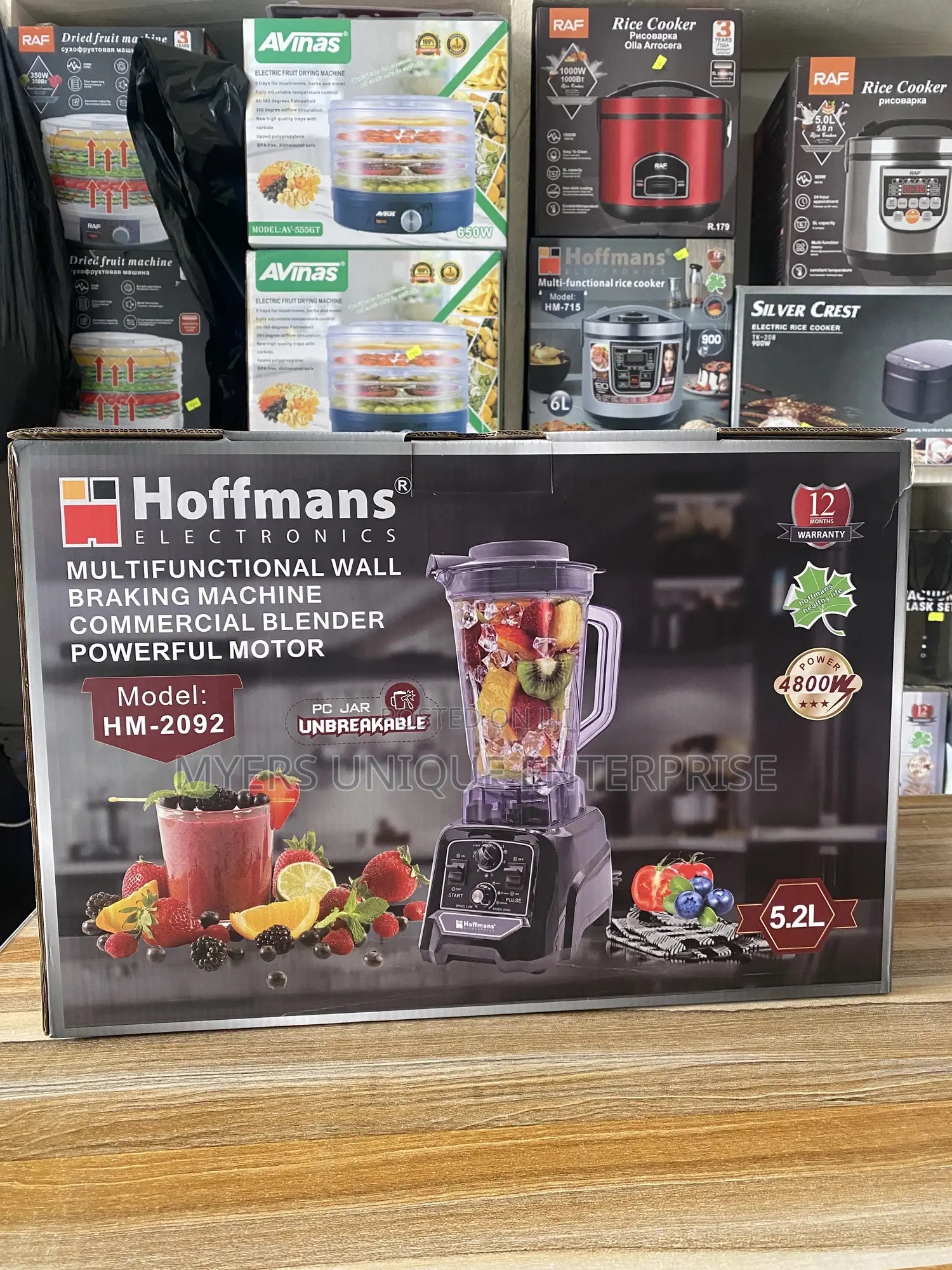 Wall Braking 5.2l Commercial Blender ( Pure Copper Motor)