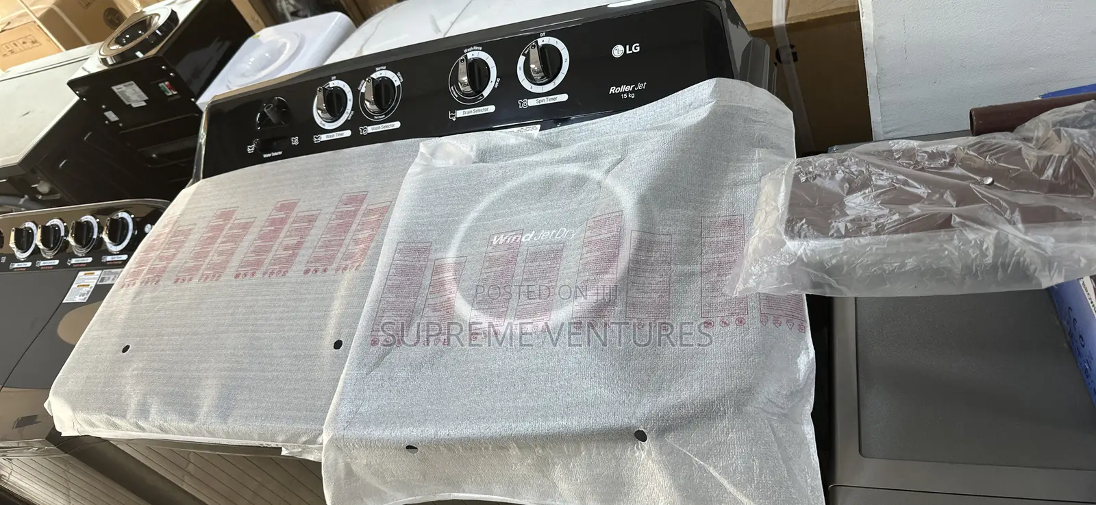 Lg Top Load Twin Tub 15kg (P1561rwnt) Washing Machine