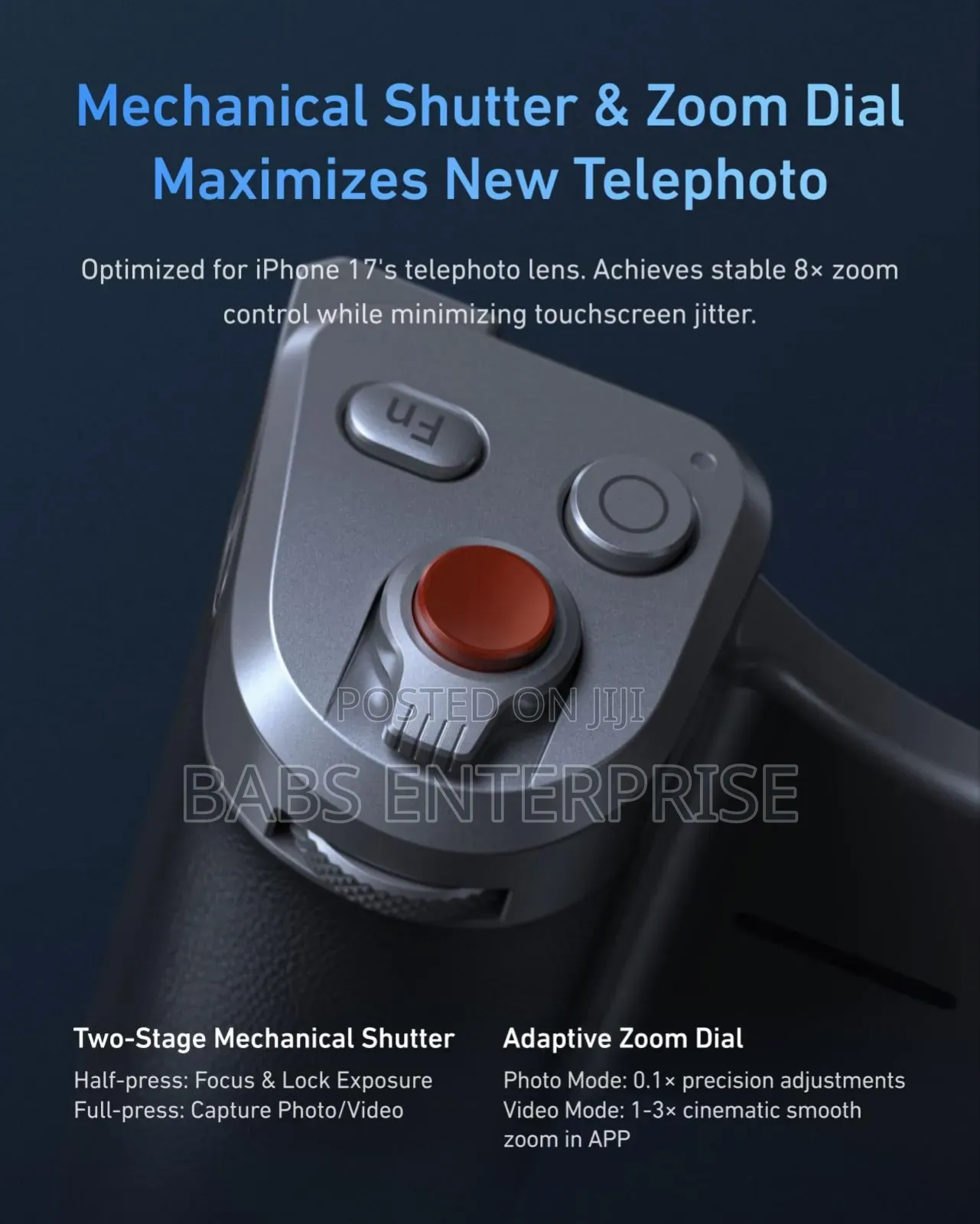 Telesin Master Grip - iPhone 17 Pro Mac Only
