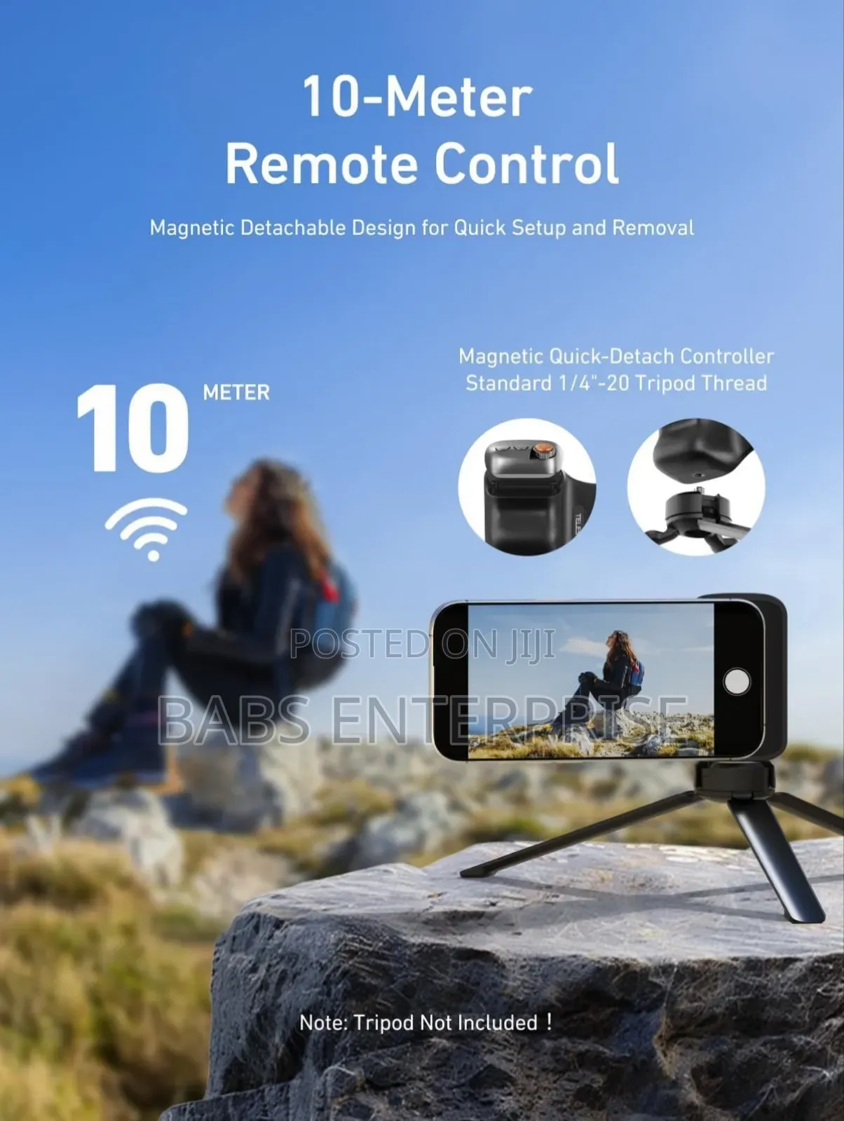Telesin 3 in 1 Fun Shot Magnet Phone Camera Grip Creator Bundle Kit