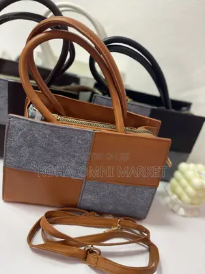 Denim Style Patchwork Bag