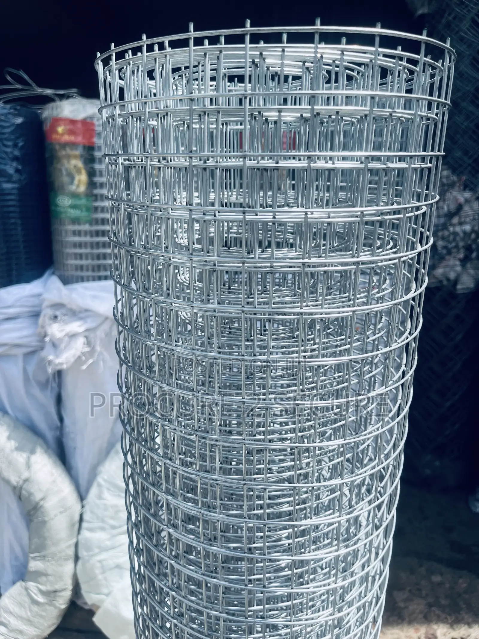 1 by 1inch Square Galvanized Roll Mesh