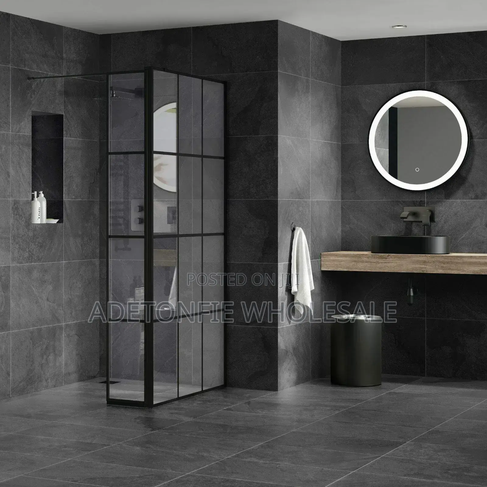 Black Luxury Porcelain Tiles Wholesale 60*60