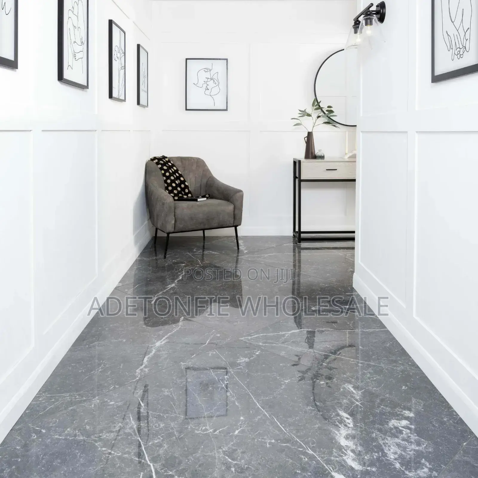 Black Luxury Porcelain Tiles Wholesale 60*60