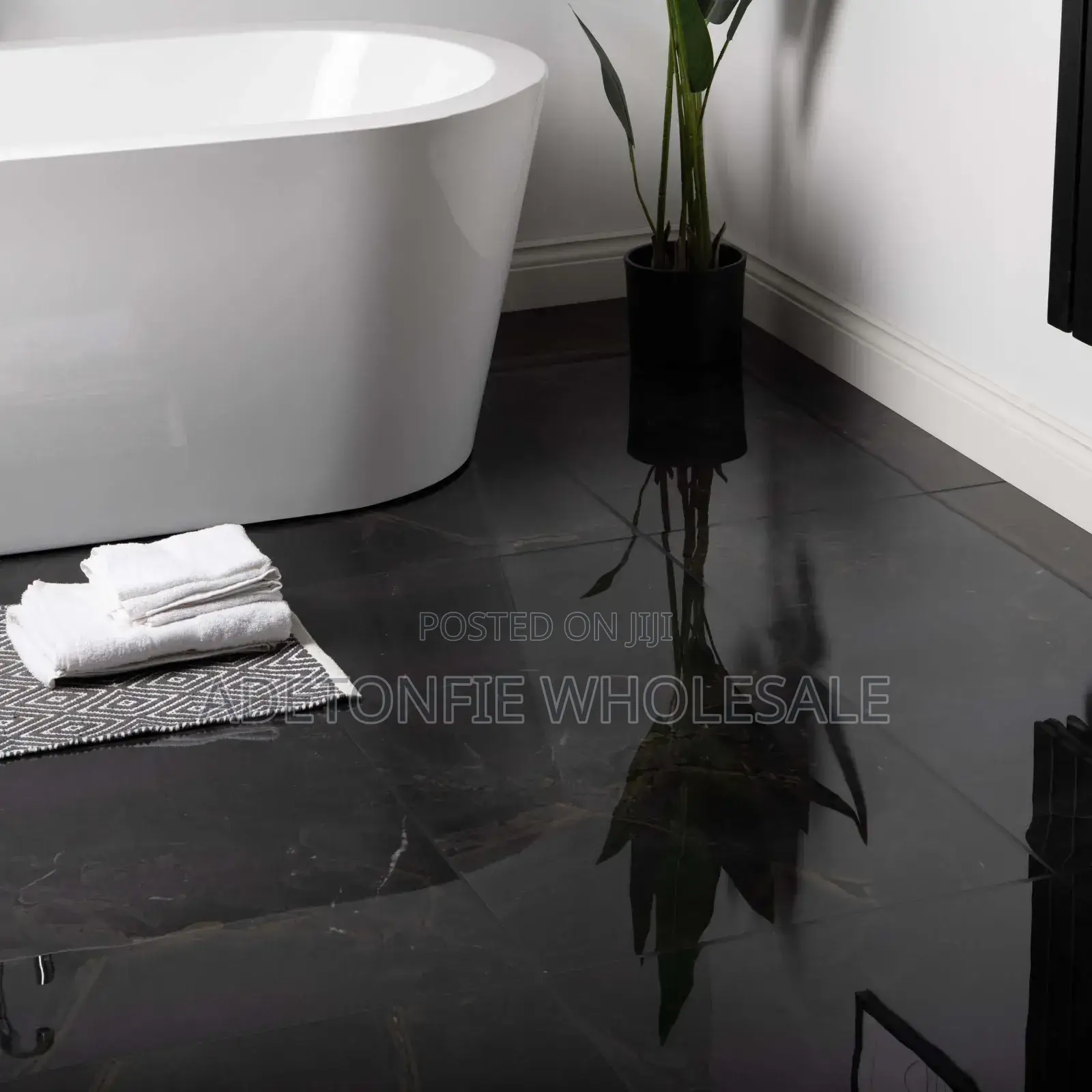 Black Luxury Porcelain Tiles Wholesale 60*60