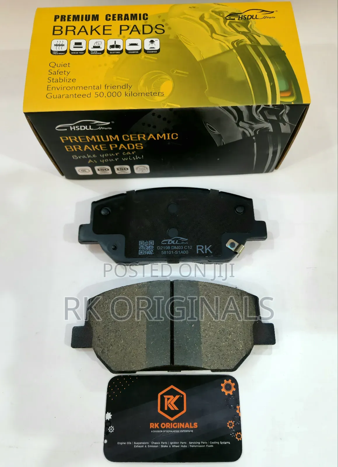 Santa Fe 19-20/Veloster 19-21 Ceramic Front Brake Pad From Korea