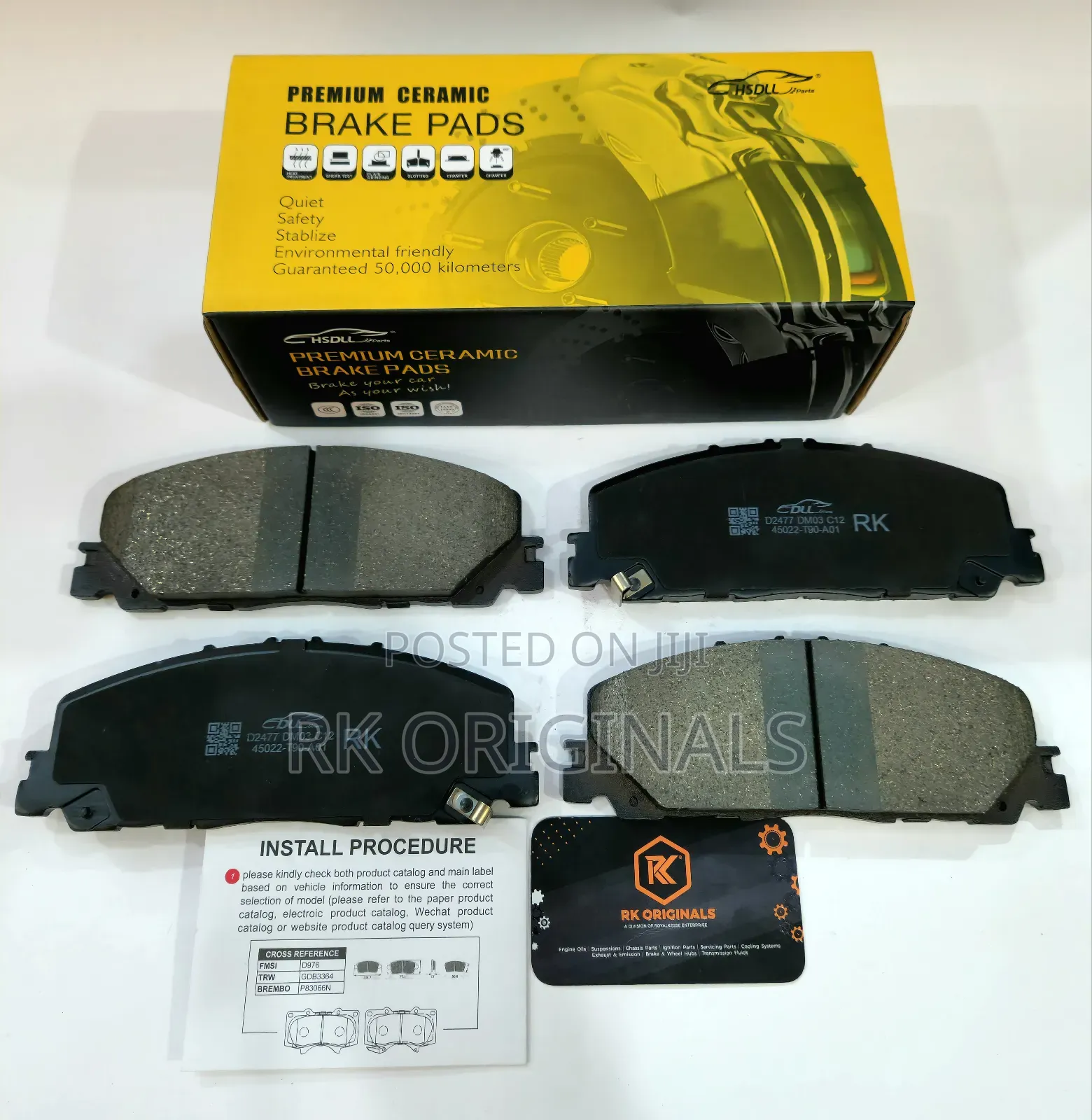 Honda Pilot 23-25/Passport 2026 Ceramic Front Brake Pad Korea