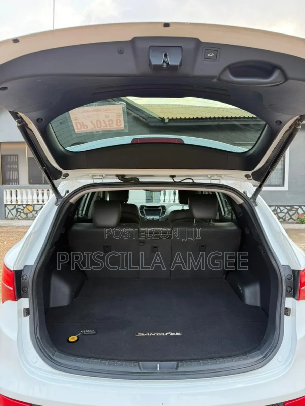 Hyundai Santa Fe Limited 4dr SUV (3.3L 6cyl 6A) 2015 White