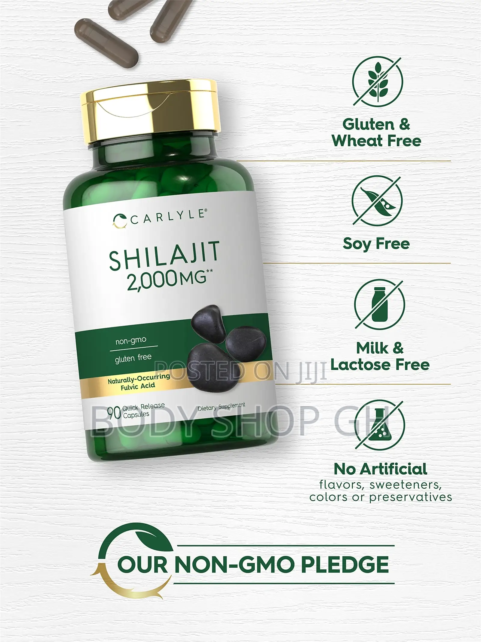 Shilajit Extract - Fulvic Acid Supplement - Energy and Mood Support