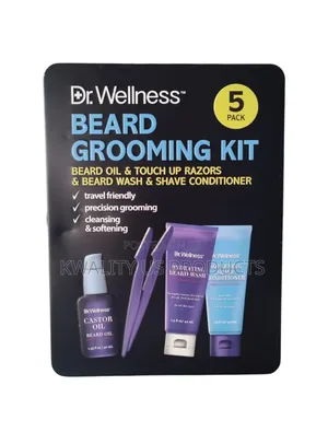 Dr Wellness Men's Beard Grooming Kit - 5 Pack