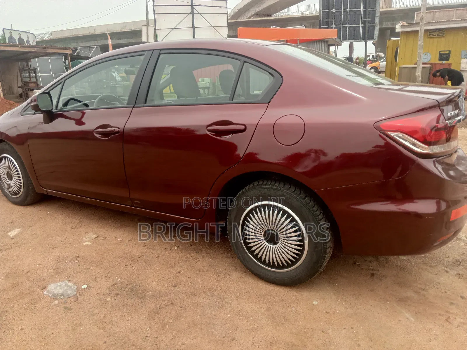 Honda Civic Sedan EX 2013 Brown