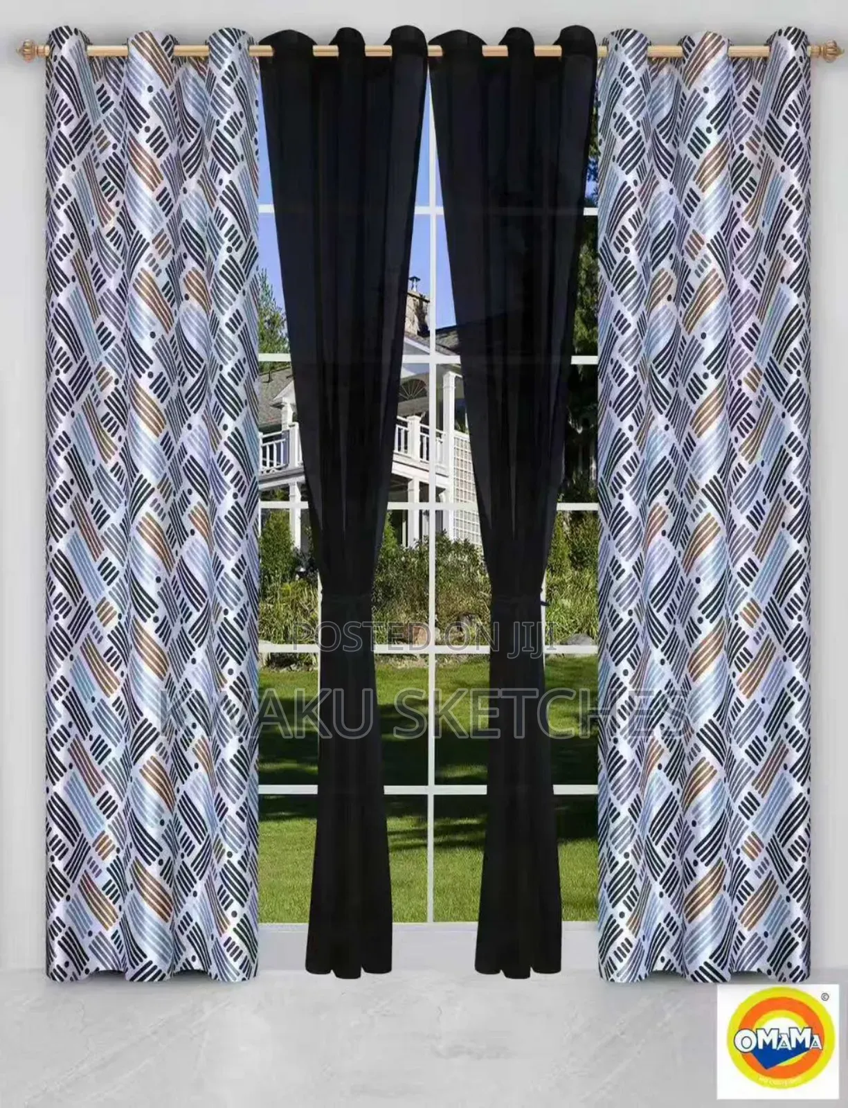 Modern 4in1 Curtains to Brighten Your Space