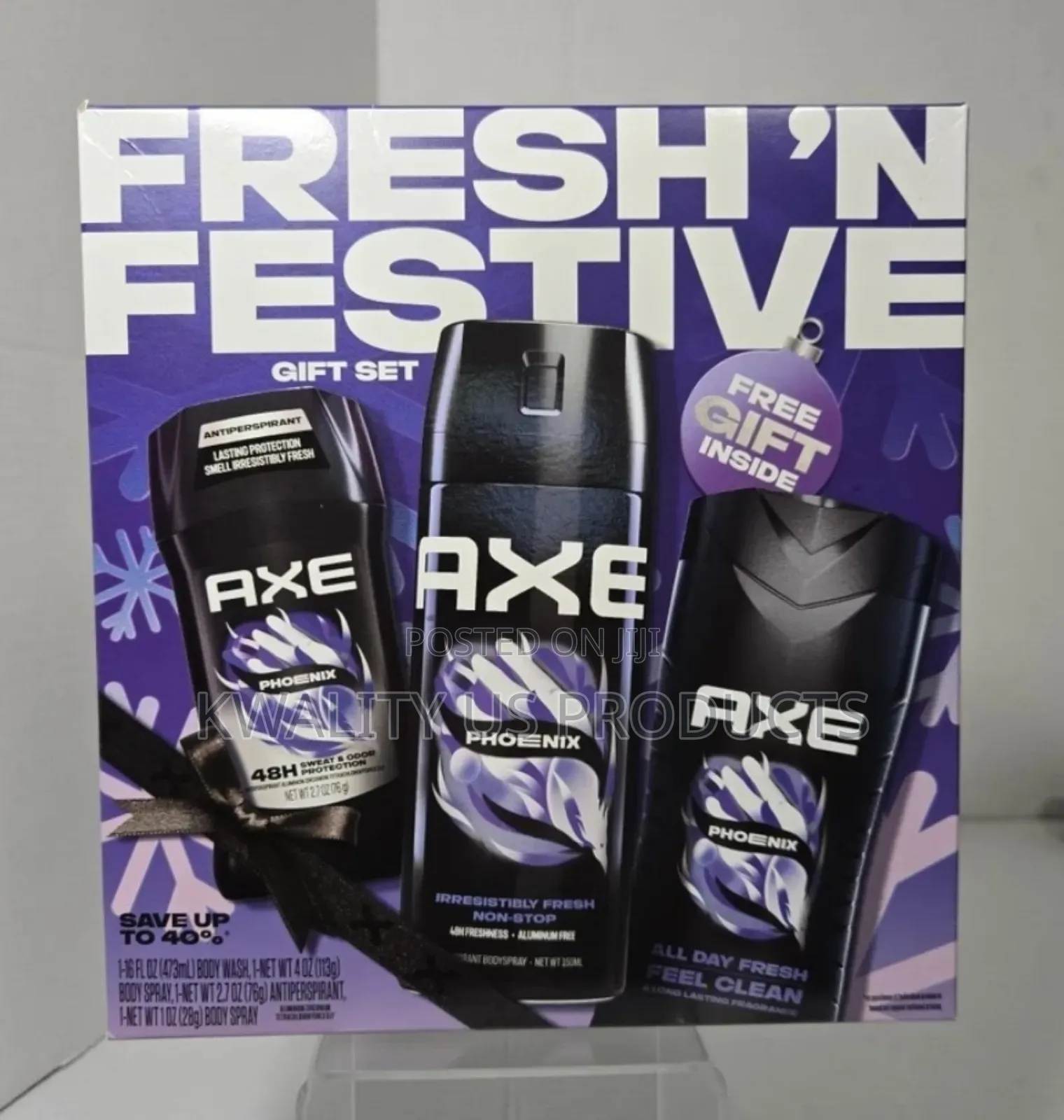 Axe Fresh N Festive Gift Set - 3 Pack