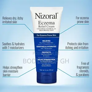 Nizoral Eczema Relief Cream, Relieves Dry Itchy Irritated Skin