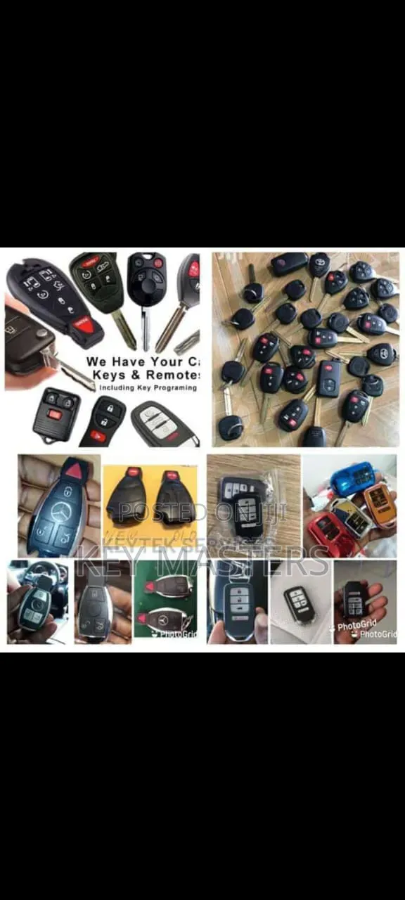 All Type of Vehicle Keys Remote and Smart Key