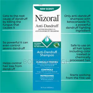 Nizoral Anti-Dandruff Shampoo With 1% Ketoconazole for All Hair Types