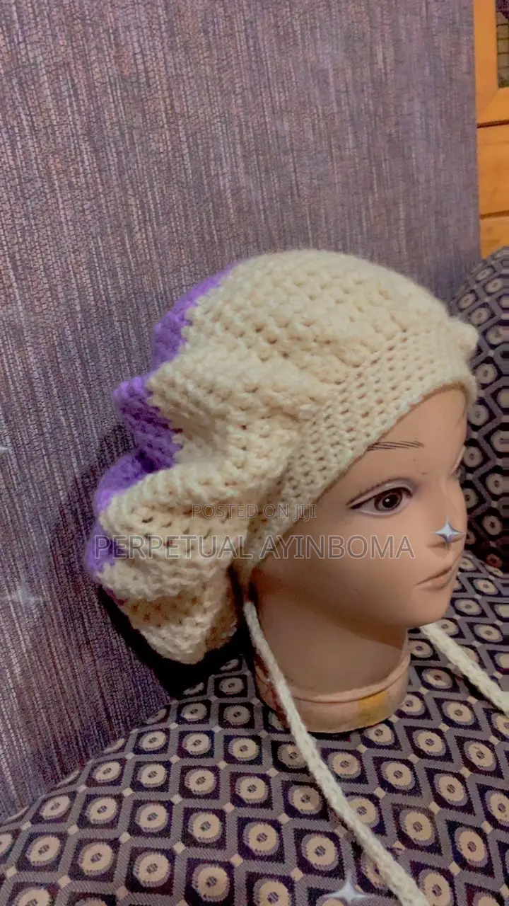 Crochet Hair Bonnet