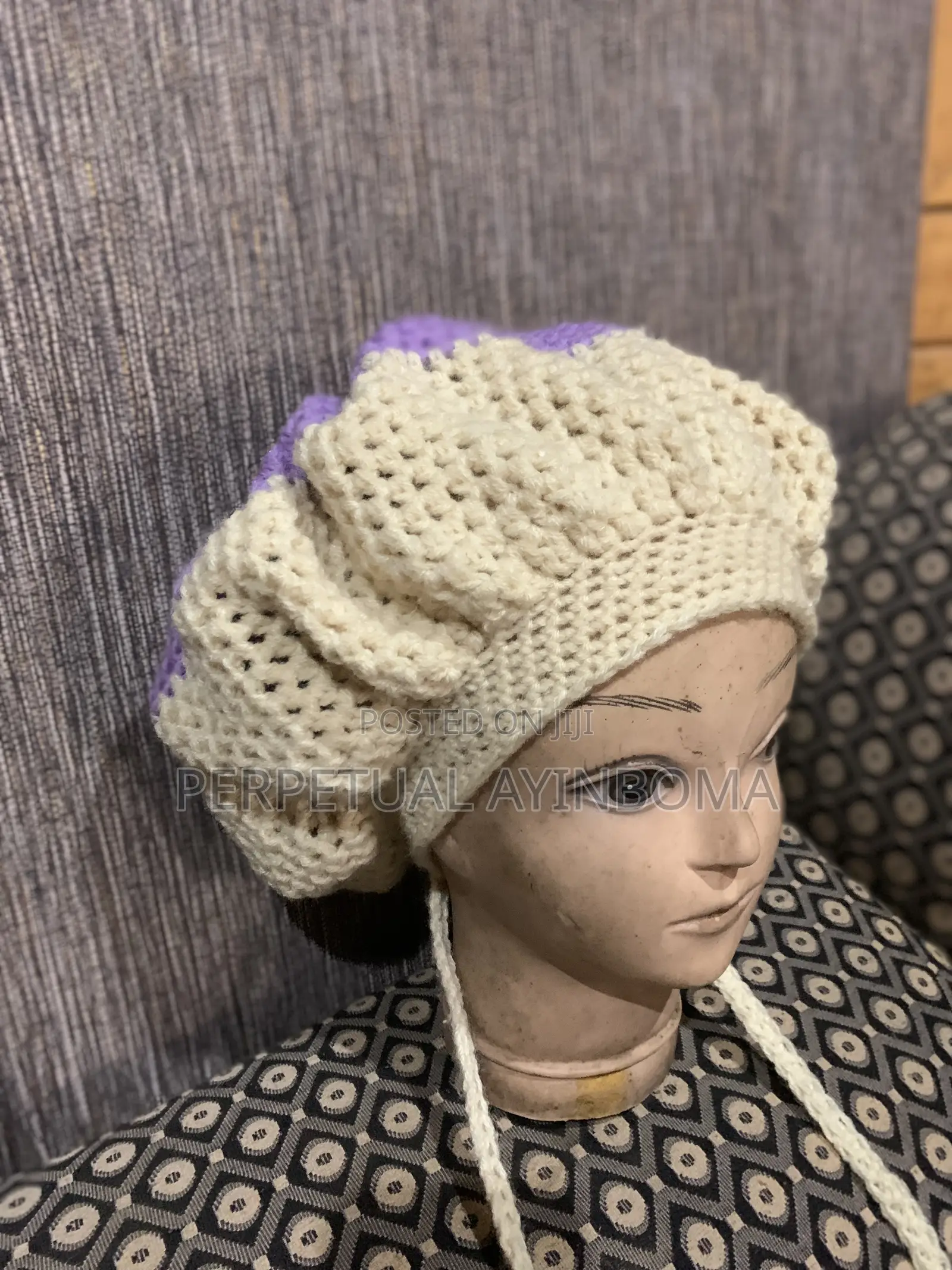 Crochet Hair Bonnet