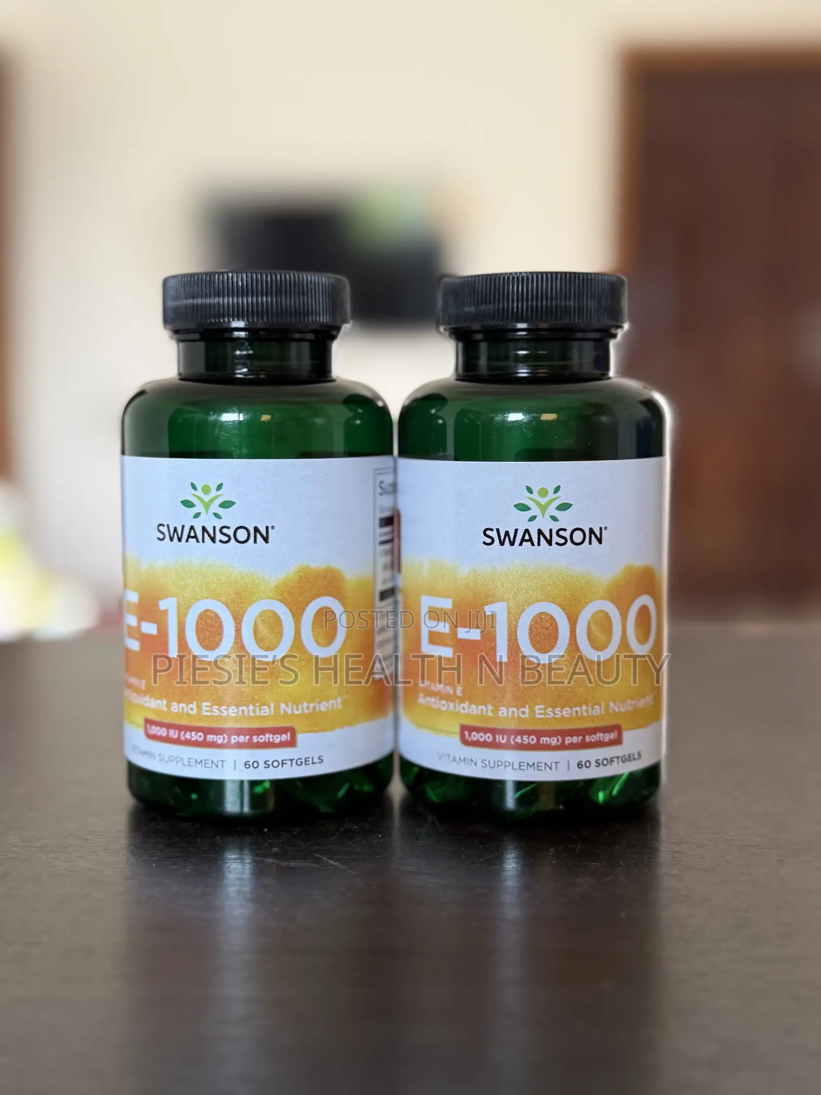 Swanson E-1000, 60 Softgels