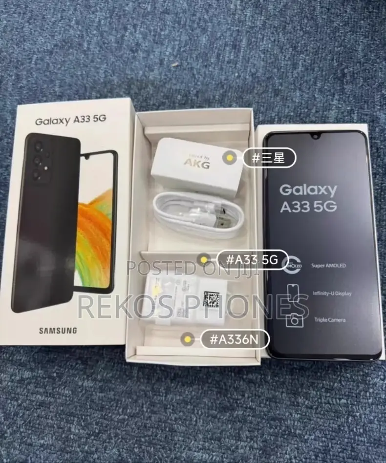 New Samsung Galaxy A33 5G 128 GB Black