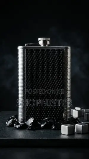 Premium Textured Stainless Steel Flask