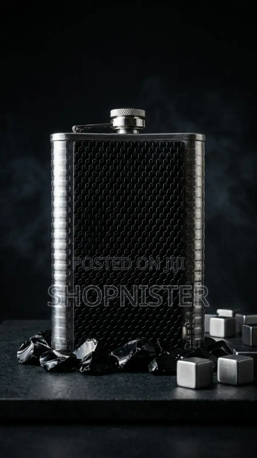 Premium Textured Stainless Steel Flask