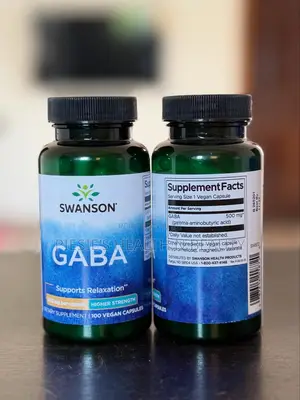 Swanson Gaba 500mg, 100 Capsules