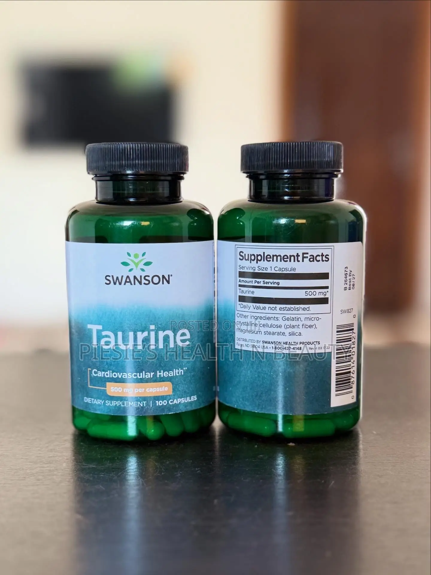 Swanson Taurine 100 Capsules
