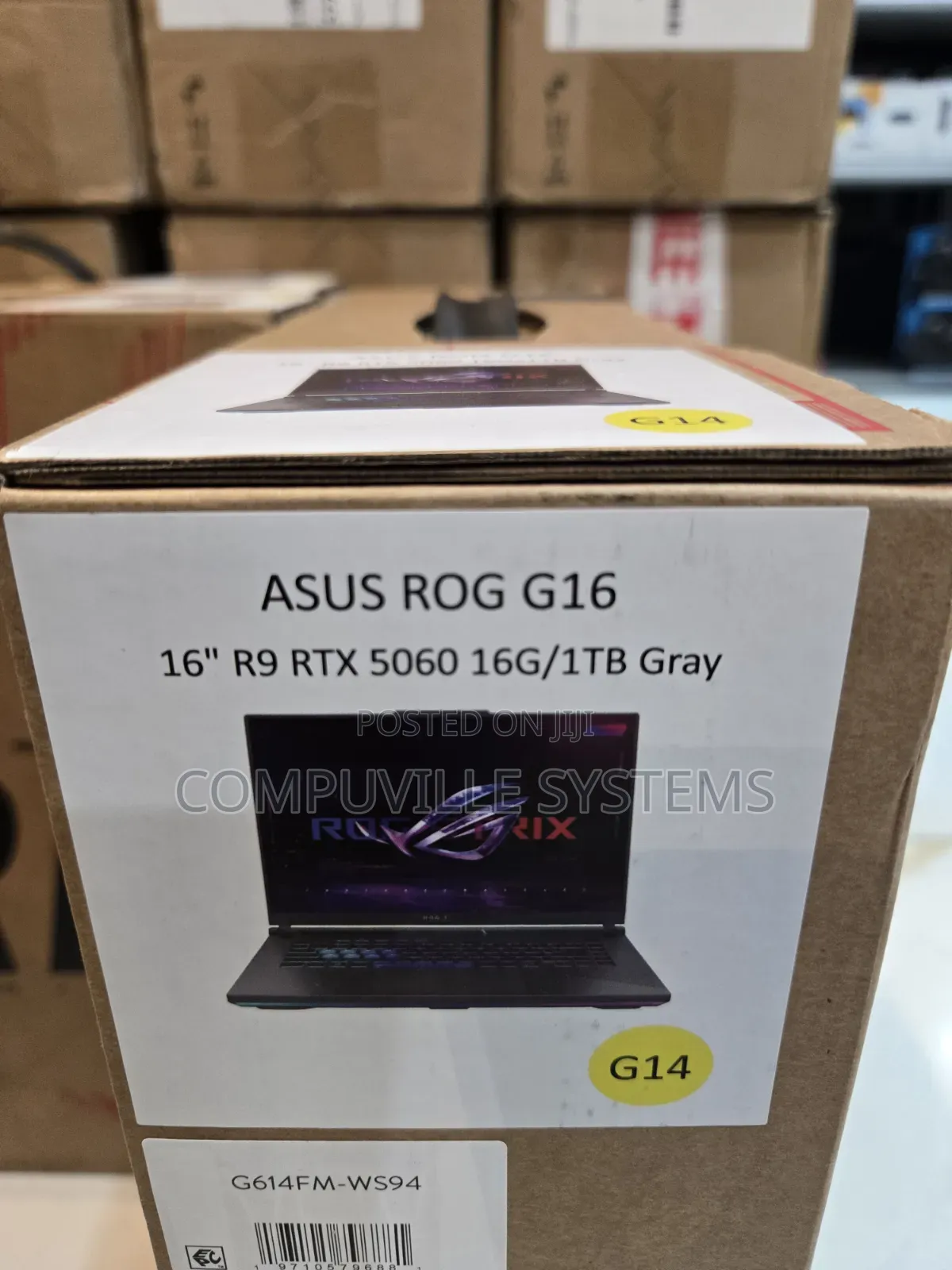 New Laptop Asus ROG Strix G16 G614 16GB AMD Ryzen 9 SSD 1T