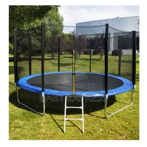 14ft Heavy-duty Trampoline With Safety Net Ladder (Free Installation)