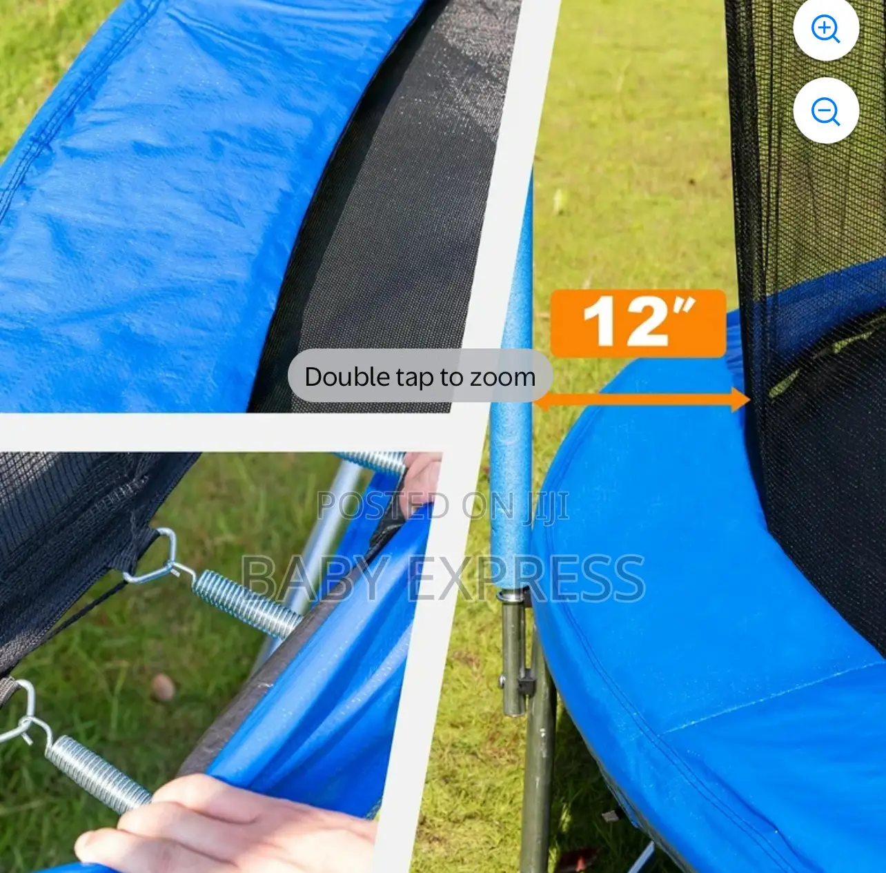 14ft Heavy-duty Trampoline With Safety Net Ladder (Free Installation)