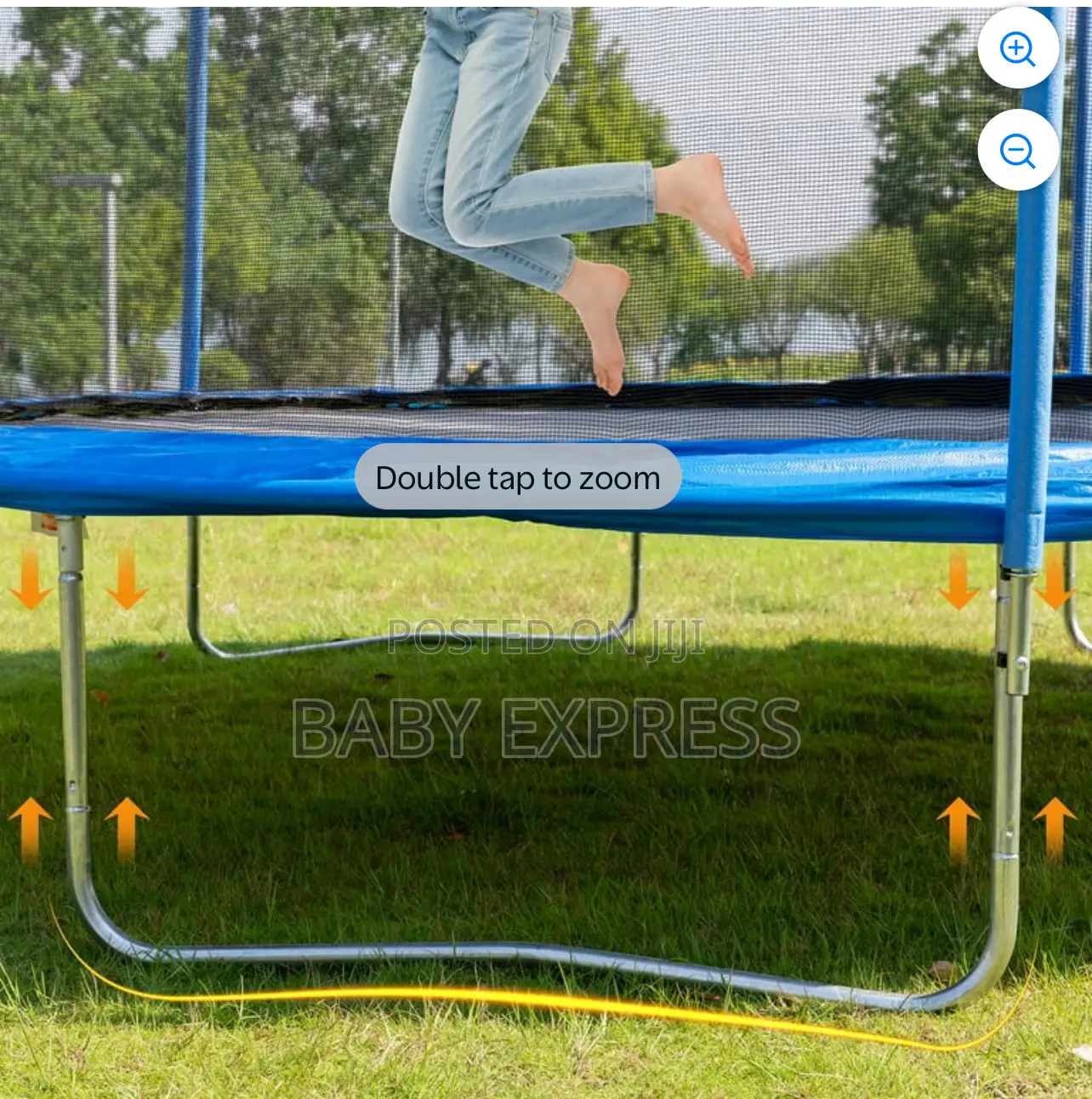 14ft Heavy-duty Trampoline With Safety Net Ladder (Free Installation)