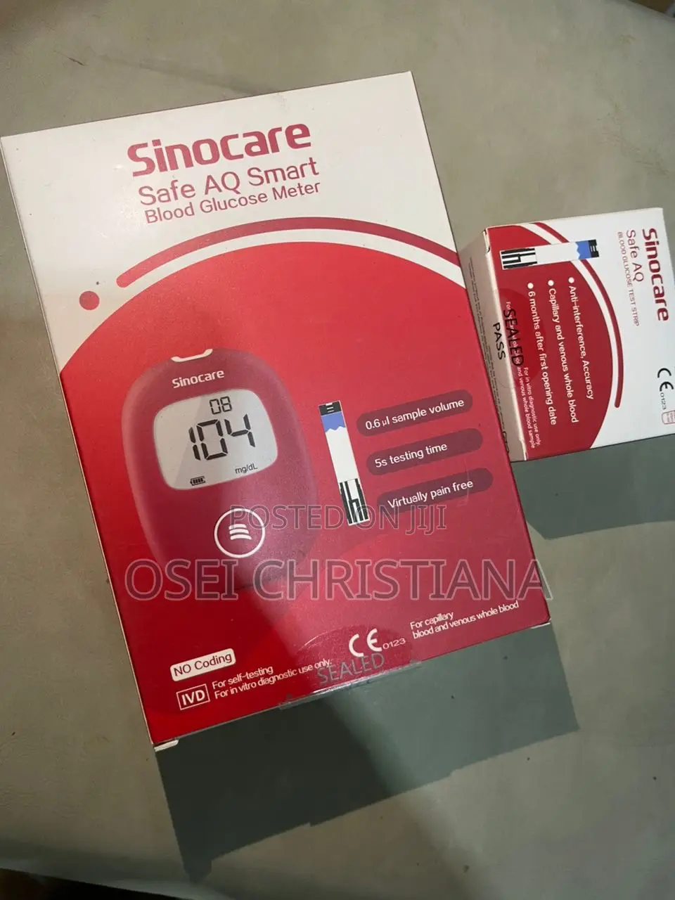 Sinocare Glucometer + 50 Strips