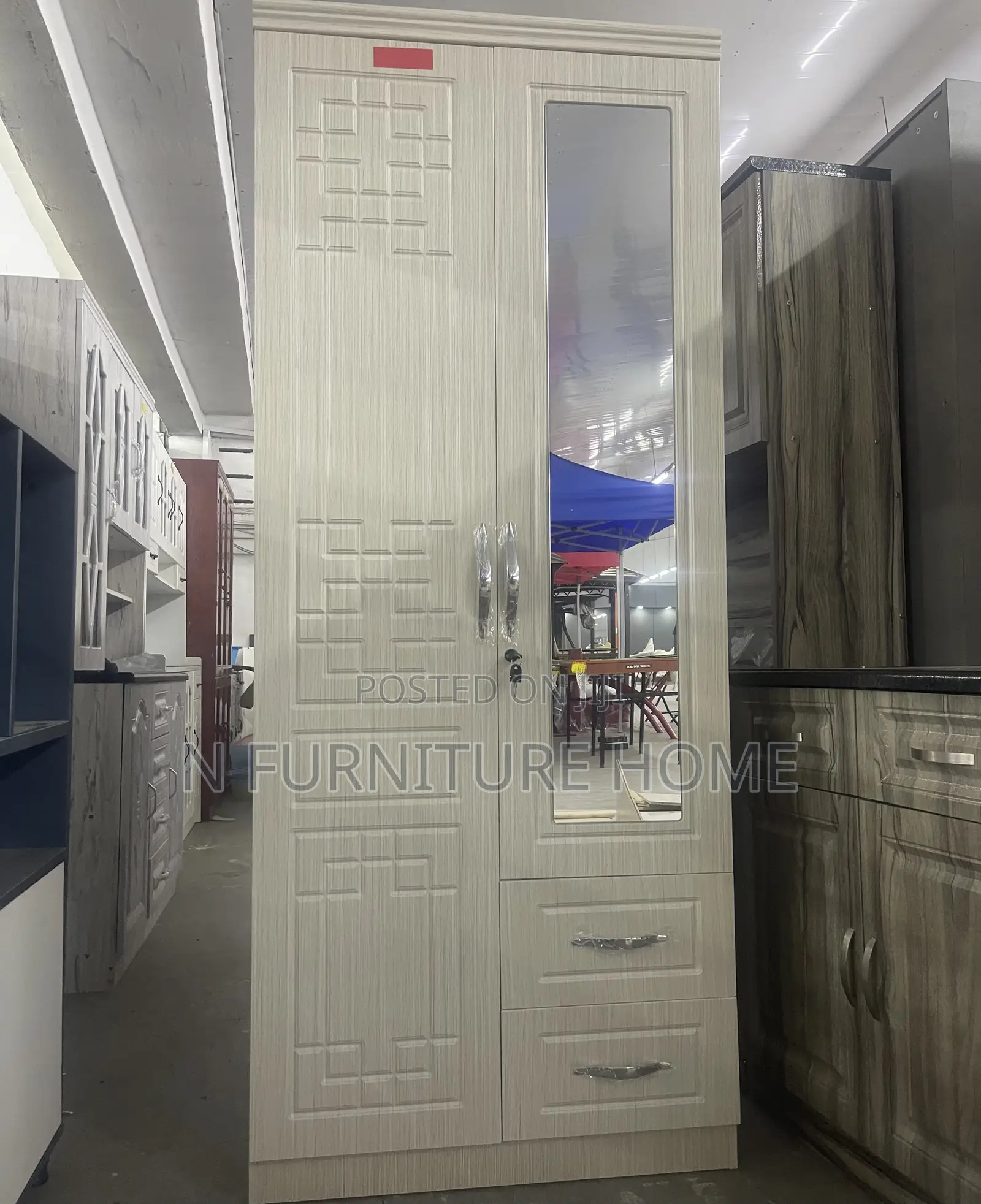 2 Doors Wardrobe